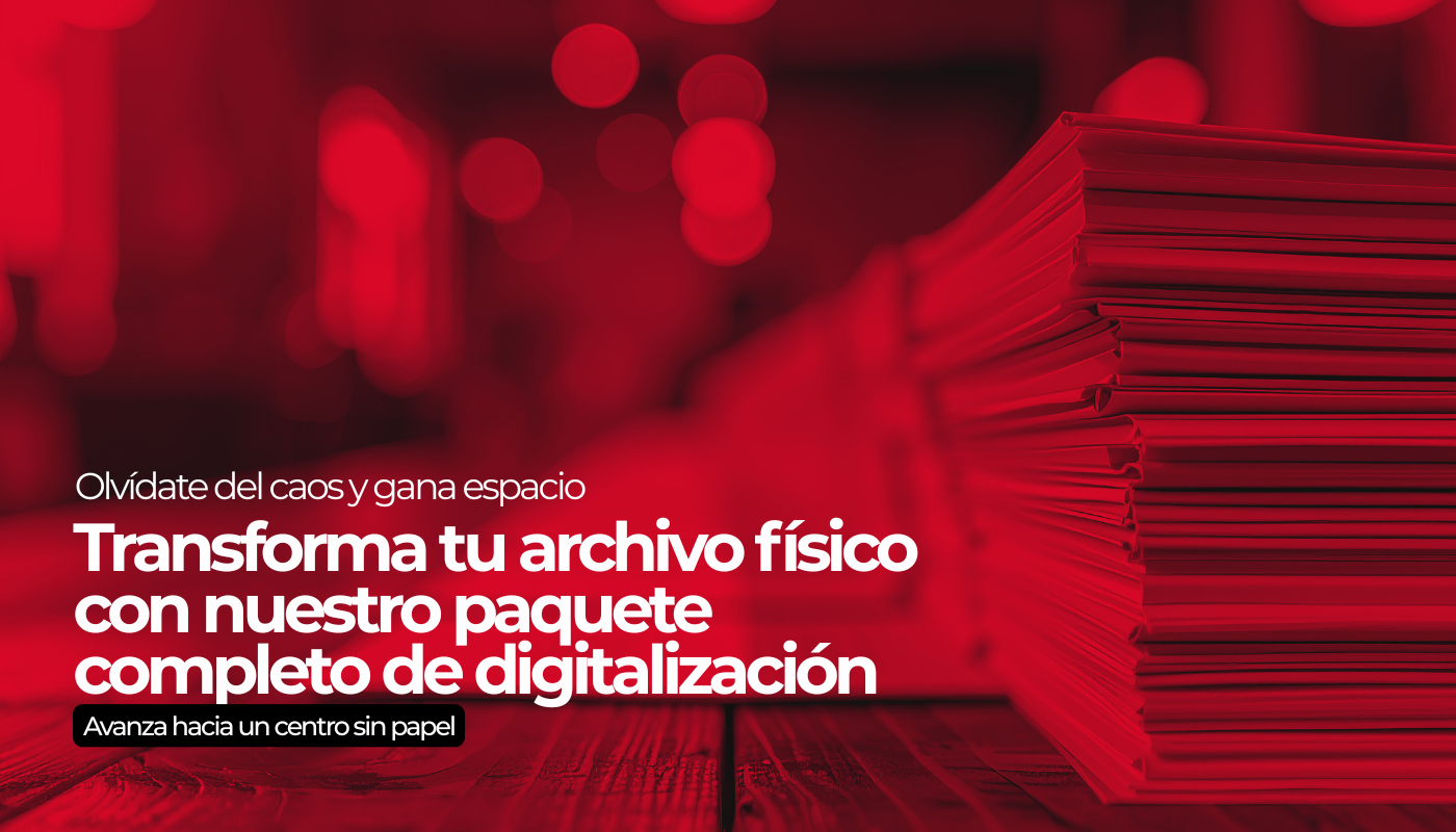 Digitalización de documentos y gestión documental